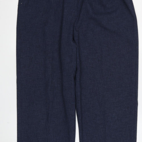 Eastex Women's Blue Straight Trousers Size 10