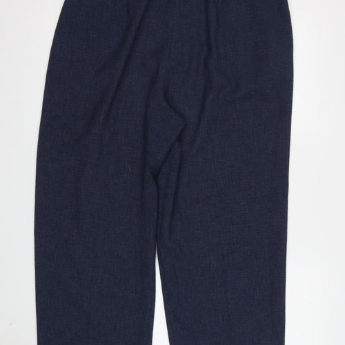 Eastex Women's Blue Straight Trousers Size 10