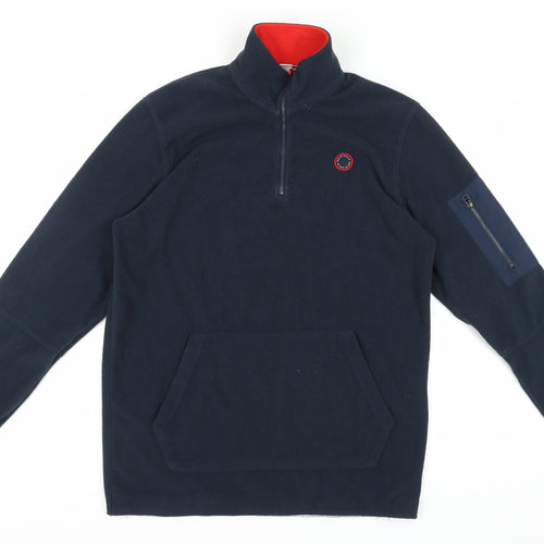Jack & Jones Men's Blue Fleece Pullover Sweatshirt L
