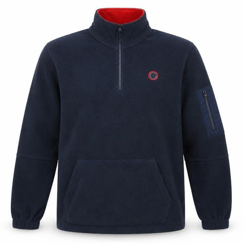 Jack & Jones Men's Blue Fleece Pullover Sweatshirt L