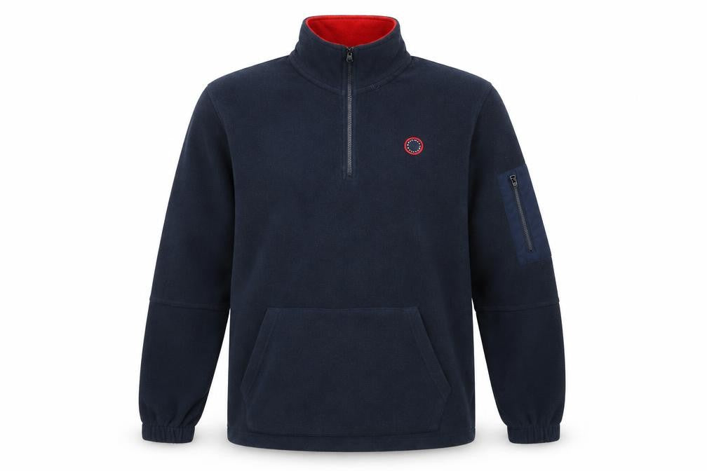 Jack & Jones Men's Blue Fleece Pullover Sweatshirt L