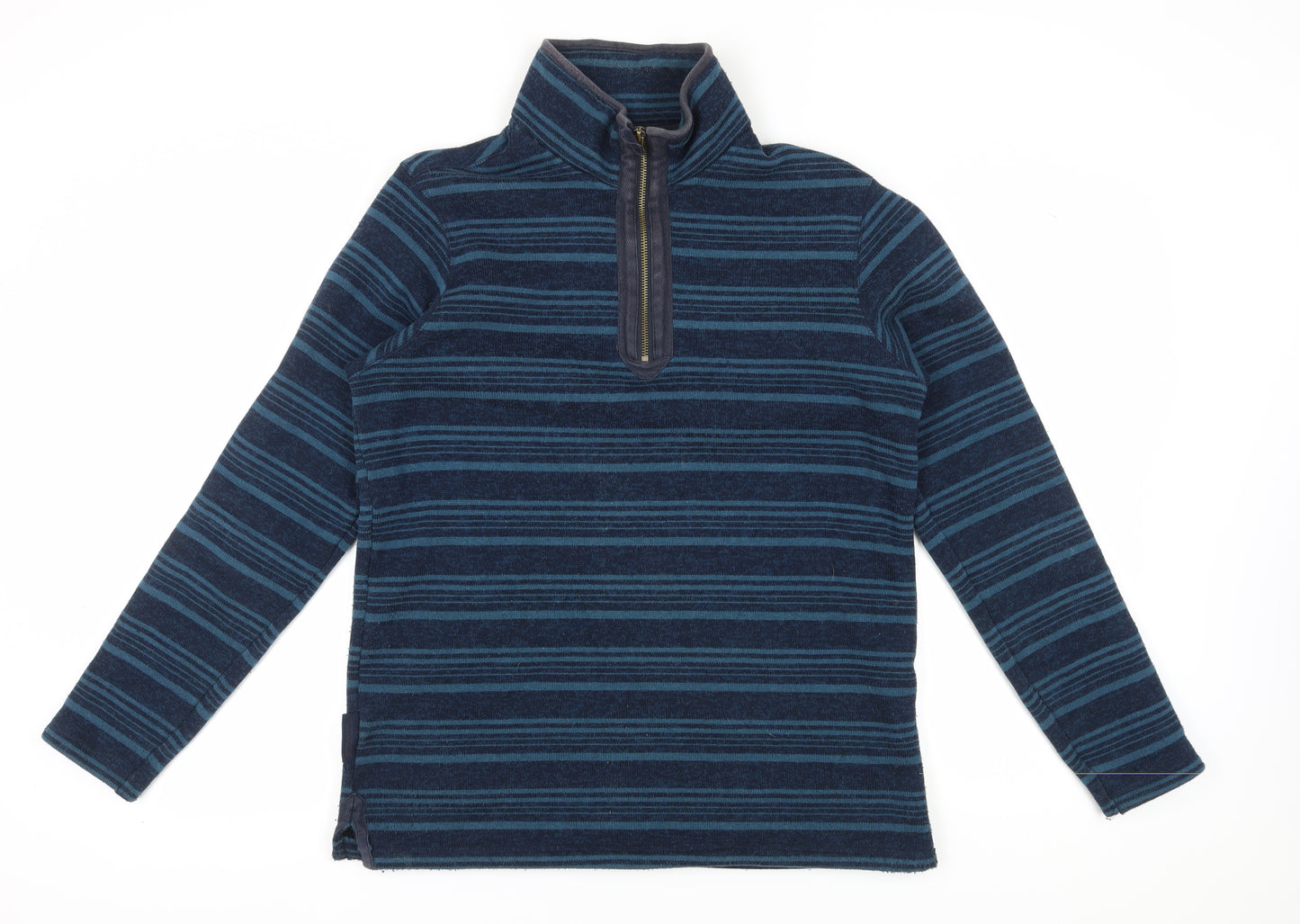 Mountain Warehouse Men's Blue Striped Pullover Sweatshirt L