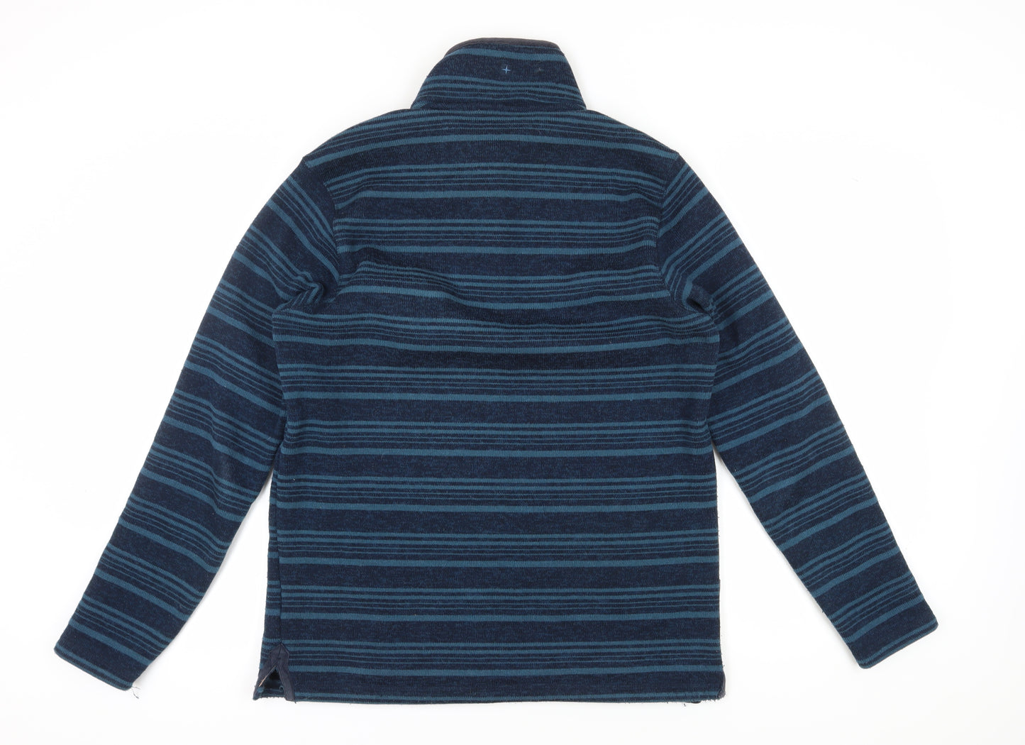 Mountain Warehouse Men's Blue Striped Pullover Sweatshirt L