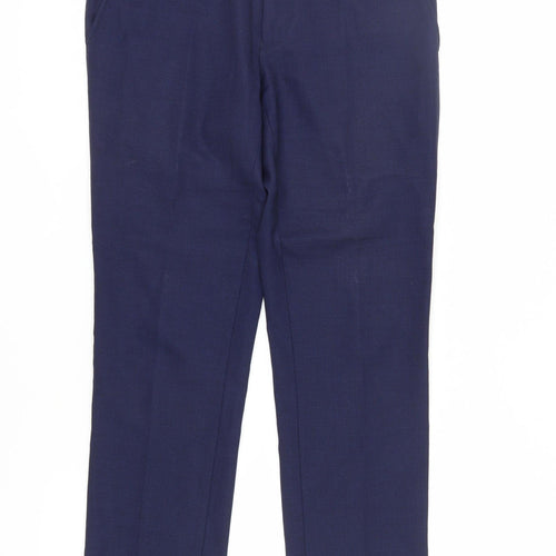 DKNY Slim Fit Blue Dress Pants for Men, Size 32