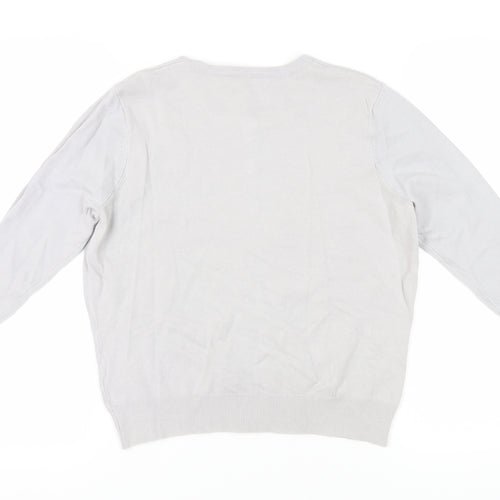 Jacques Vert Women's Grey Cardigan M 3/4 Sleeve