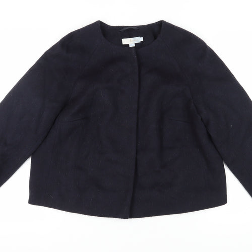 Boden Women's Black Wool Jacket - Size 16
