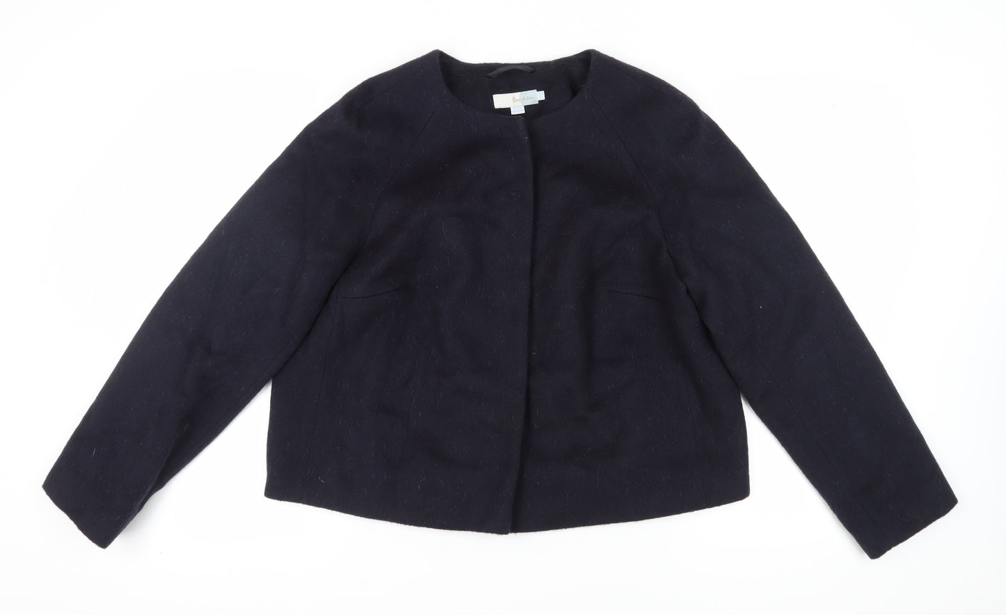 Boden Women's Black Wool Jacket - Size 16