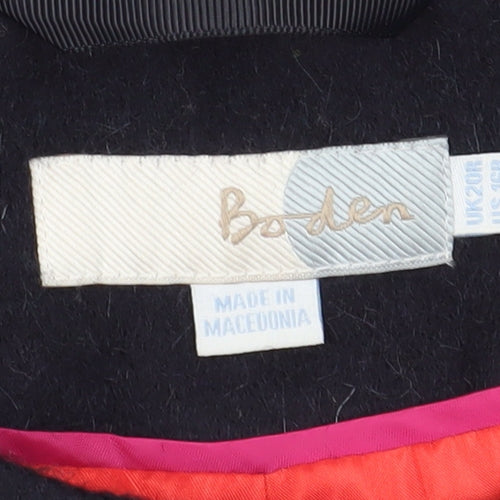 Boden Women's Black Wool Jacket - Size 16
