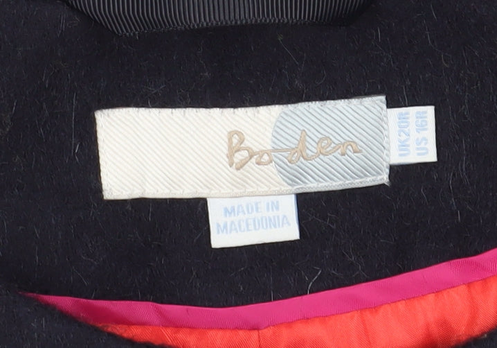 Boden Women's Black Wool Jacket - Size 16