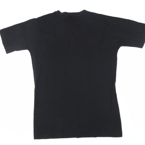 Adidas Black Unisex T-Shirt, S, Basic Crew Neck