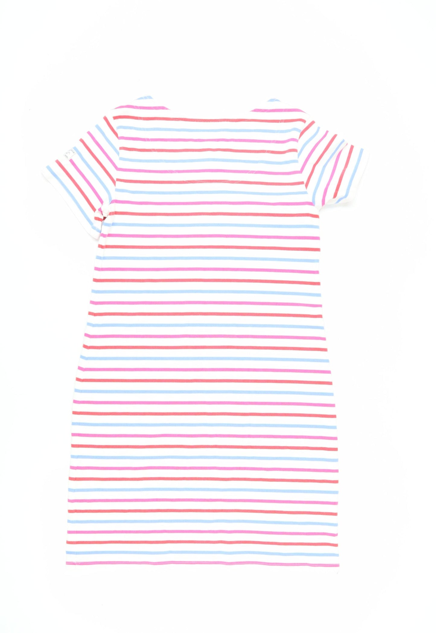 Joules Women's Multicoloured Striped T-Shirt Dress, Size 12