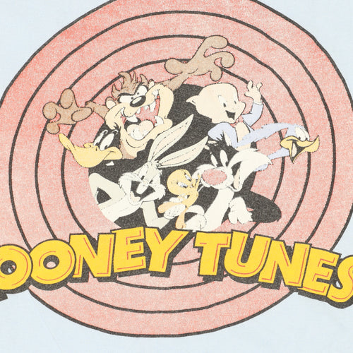 Looney Tunes Blue T-Shirt, Unisex, Size 18-20, Cartoon