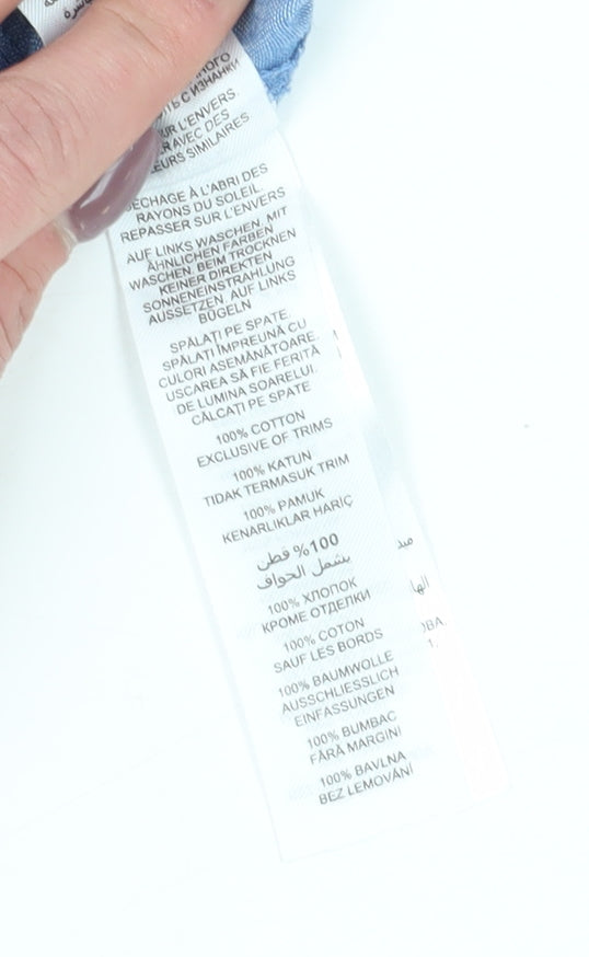 Jasper Conran Boys Blue Anchor Print Button-Up Shirt 2-3 Years