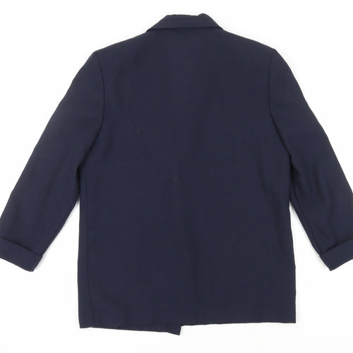 Jacques Vert Women's Navy Blazer - Size 12, Classic Workwear