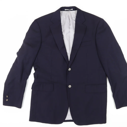 Austin Reed Men's Blue 40R Wool Blazer