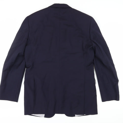 Austin Reed Men's Blue 40R Wool Blazer