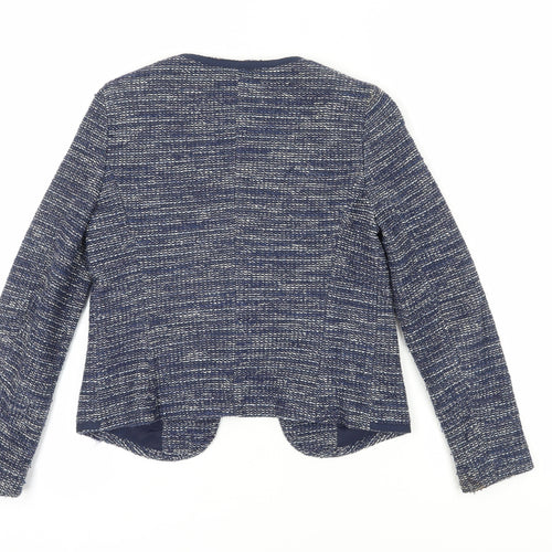 Banana Republic Women's Blue Bouclé Blazer, Size 4