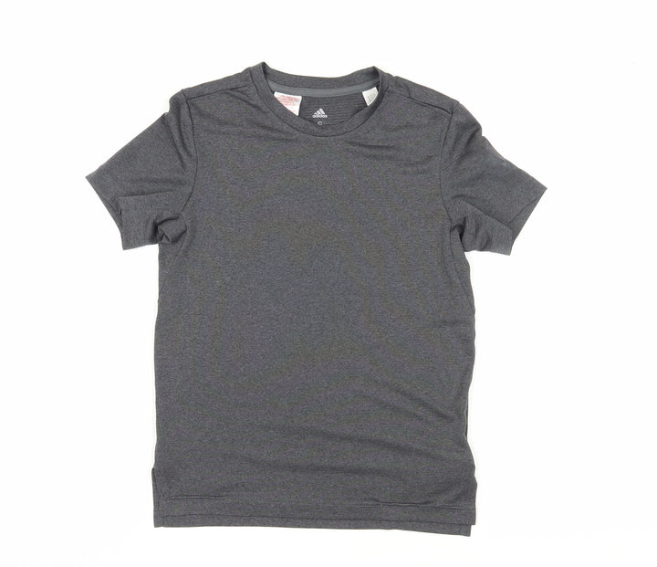 Adidas Teens Grey T-Shirt, S, Regular Fit, Activewear