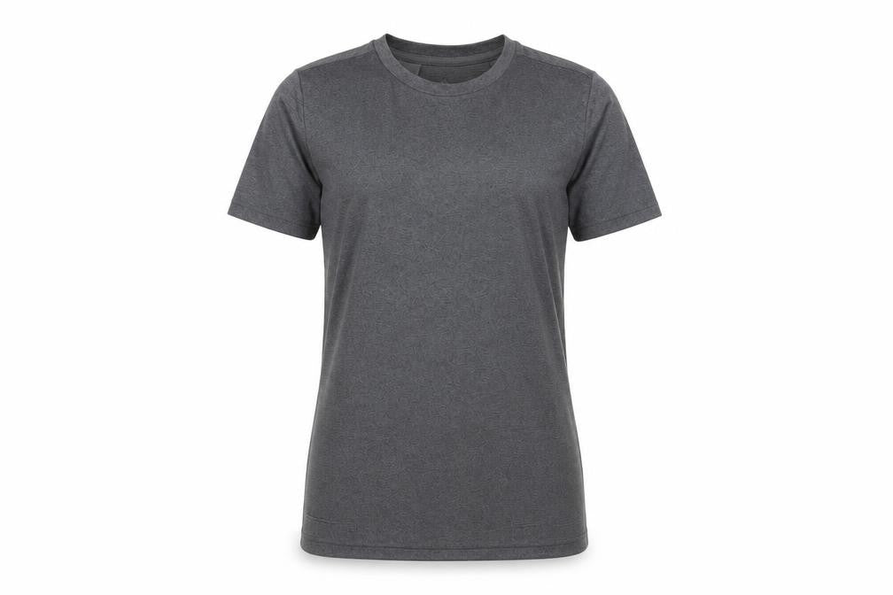 Front view of Adidas Teens Grey T-Shirt, S, Regular Fit, Activewear