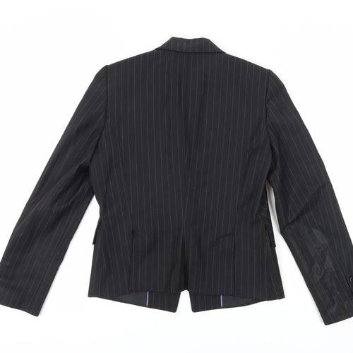 Austin Reed Women's Black Pinstripe Blazer, Size 12