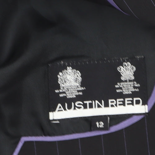 Austin Reed Women's Black Pinstripe Blazer, Size 12