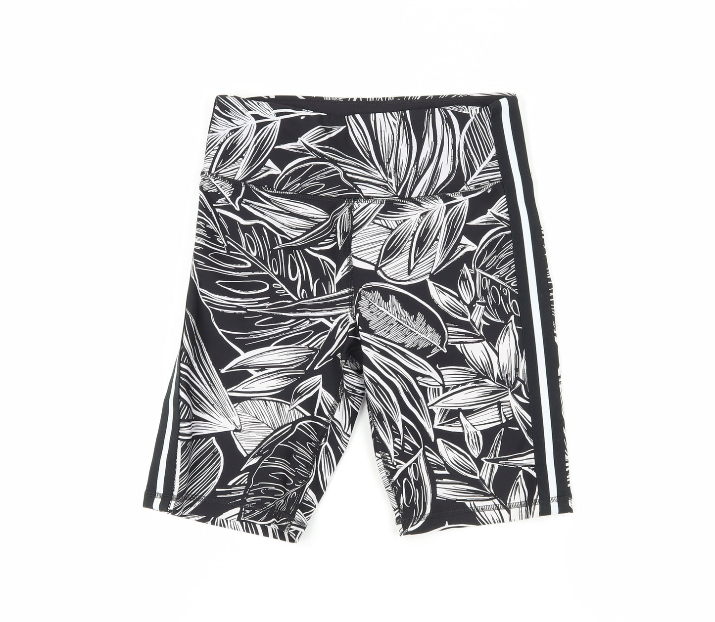 DKNY Women's Black Floral Athletic Shorts S
