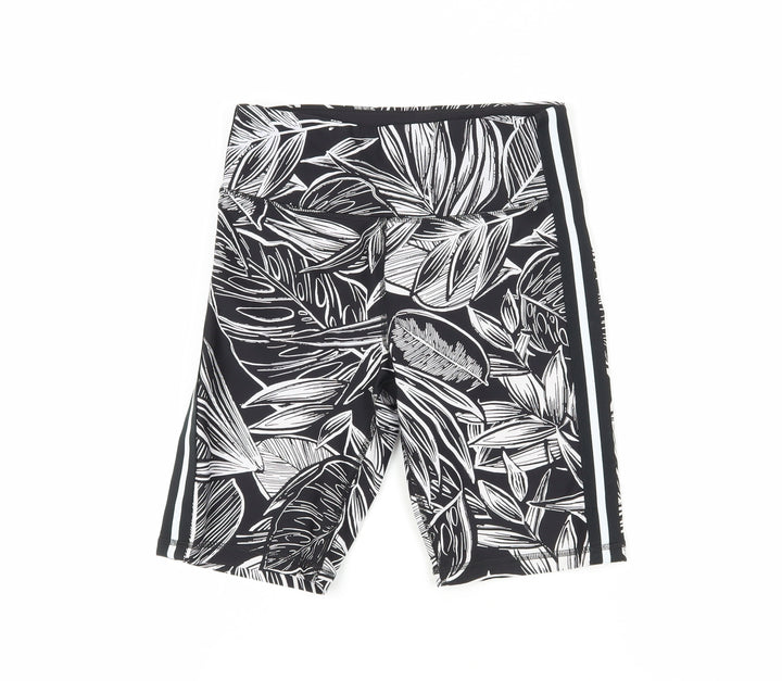 DKNY Women's Black Floral Athletic Shorts S