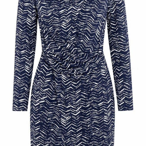 Jacqueline de Yong Women's Blue Geometric Bodycon Dress M