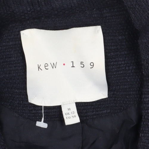 Kew 159 Women's Black Blazer, Size 12, Workwear Jacket