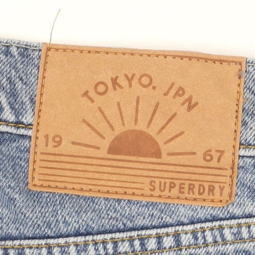 Superdry Women's Blue Straight Jeans Size 24