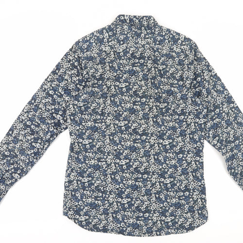 Ted Baker Men's Blue Floral Shirt M New