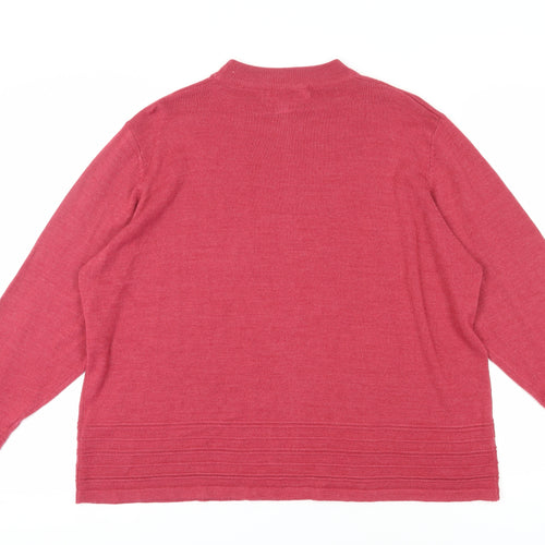 Honor Millburn Women's Red XL Pullover Jumper