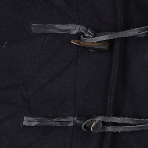 Hush Women's Black Wool Blend Duffle Coat Size 6