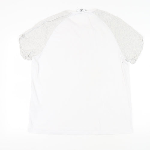 TOG24 Unisex Adults White T-Shirt Size 16 Basic Style