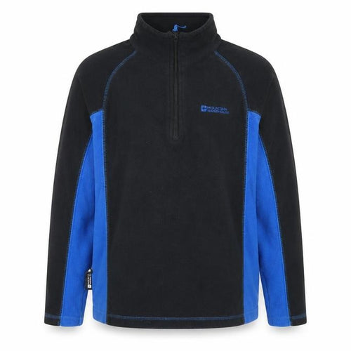 Mountain Warehouse Boys Black Blue Fleece Sweatshirt 11-12Y
