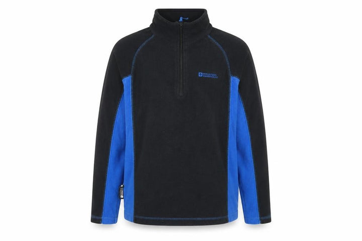Mountain Warehouse Boys Black Blue Fleece Sweatshirt 11-12Y