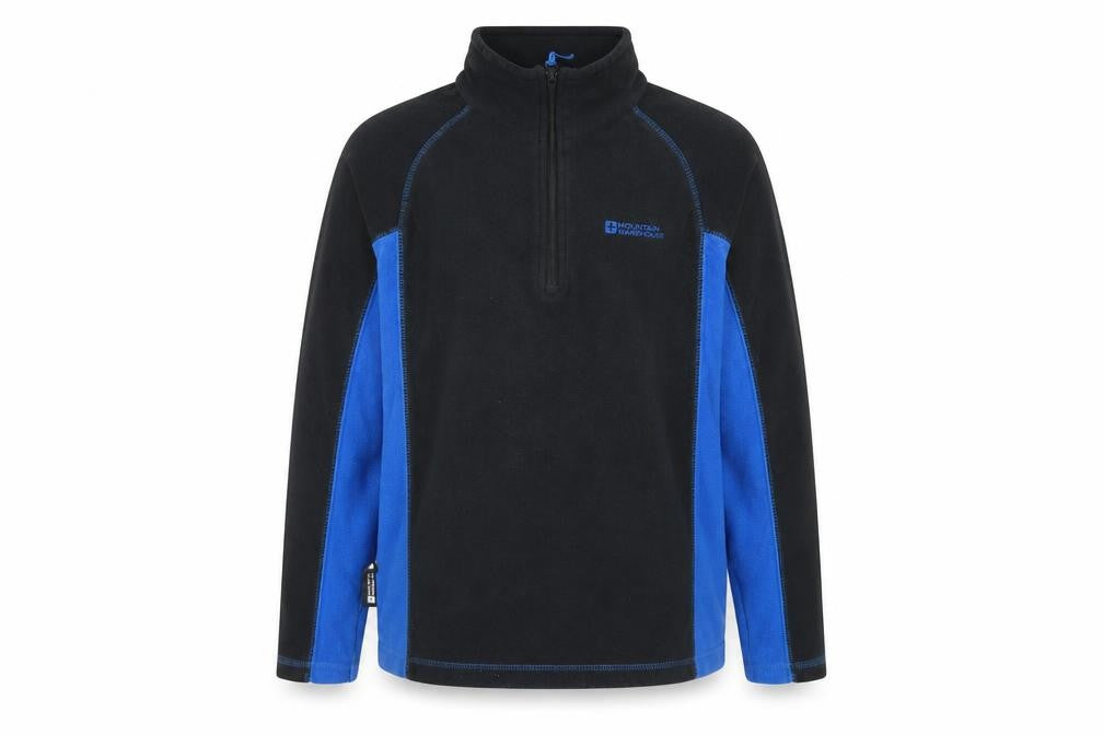 Mountain Warehouse Boys Black Blue Fleece Sweatshirt 11-12Y