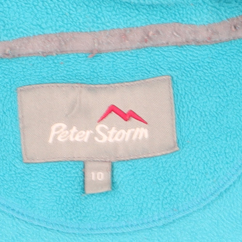 Peter Storm Women's Blue Fleece Jacket Size 10