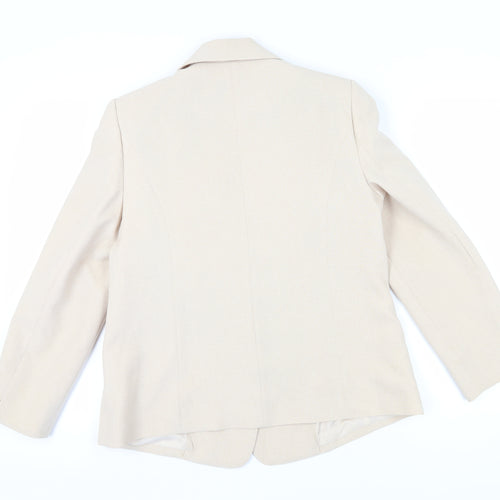 Honor Millburn Women's Beige Jacket Size 16 Classic Style