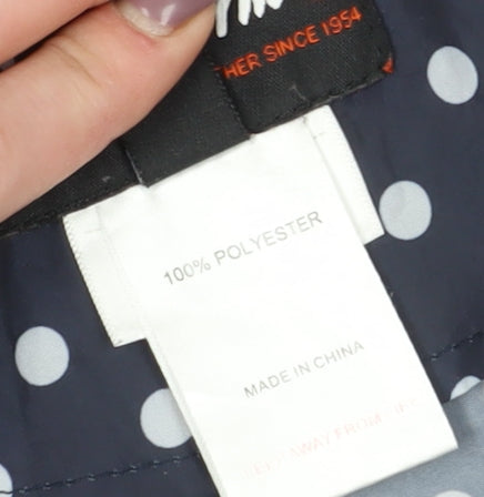 Peter Storm Women's Blue Polka Dot Rain Coat Size 16