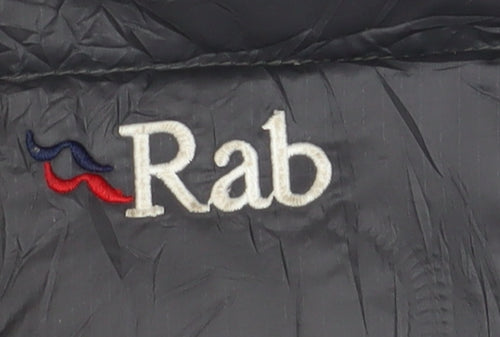 Rab Women's Grey Puffer Waistcoat, Size 8, Winter Warmth