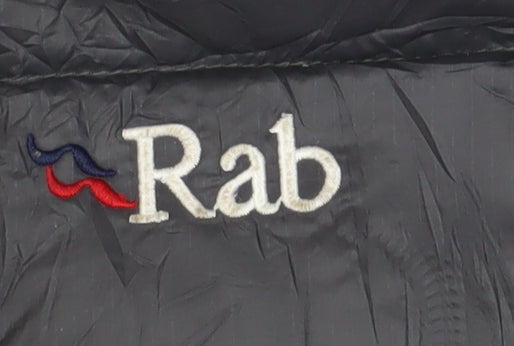 Rab Women's Grey Puffer Waistcoat, Size 8, Winter Warmth