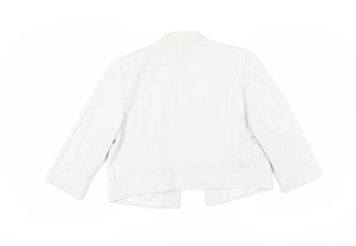 Laura Ashley Women’s White Suit Jacket, Size 12, Regular Fit