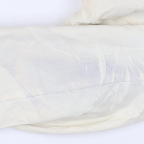 DKNY JEANS Women's Ivory Parka Jacket Small