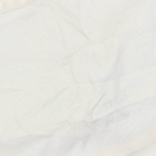 DKNY JEANS Women's Ivory Parka Jacket Small