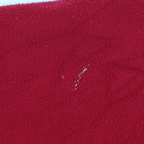 EWM Women's Red Basic Fleece Jacket - Size L