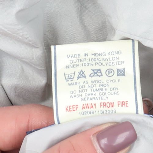 Maine New England Women's White Hooded Waistcoat Vest Size 12