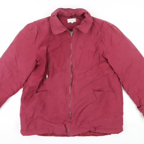 Classics Women's Red Basic Jacket Size 16