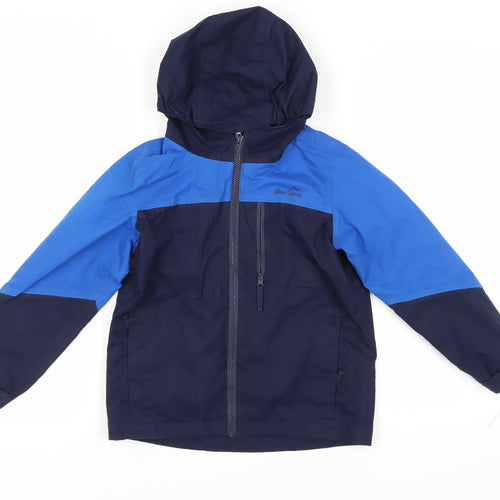Peter Storm Boys Blue Hooded Jacket 7-8 Years