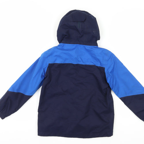 Peter Storm Boys Blue Hooded Jacket 7-8 Years